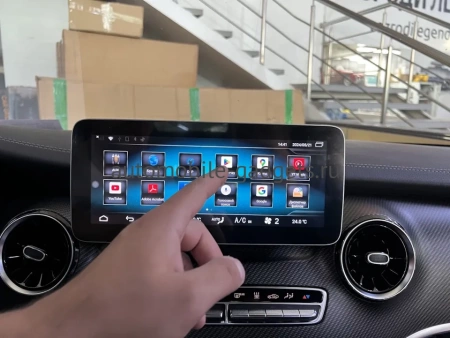 Parafar PF6118 монитор 10,25" для Mercedes-Benz A, B, C, CLA, CLS, E, G, GLA ,GLC, V, X NTG 5.0/5.1 на Android 13 c 8GB, 4G Parafar PF6118 монитор 10,25" для Mercedes-Benz A, B, C, CLA, CLS, E, G, GLA ,GLC, V, X NTG 5.0/5.1 на Android 13 c 8GB, 4G