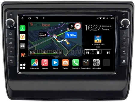 Штатная магнитола Isuzu D-Max 3, MU-X 2 2019-2024 (матовая, Тип 1) Canbox M-Line 7821-9-2600 на Android 10 (4G-SIM, 2/32, DSP, IPS) С крутилками