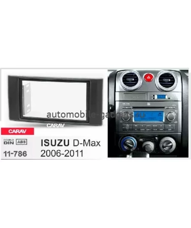 Carav 11-786 переходная рамка для установки автомагнитолы 2 DIN 173 x 98 mm / 178 x 102 mm ISUZU D-Max 2006-2011