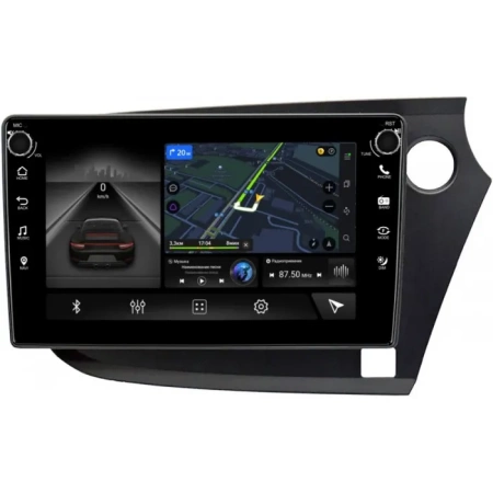 Штатная магнитола Canbox M-Line 7801-9-304 для Honda Insight 2 2009-2014 (правый руль) на Android 10 (4G-SIM, 2/32, DSP, IPS) С крутилками