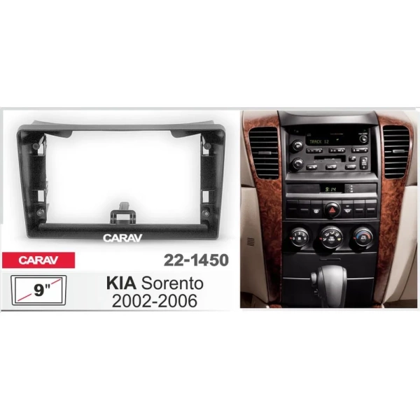 Штатная магнитола Canbox L-Line 4169-9-1450 для Kia Sorento 2002-2006 на Android 10 (4G-SIM, 2/32, TS18, DSP, QLed)