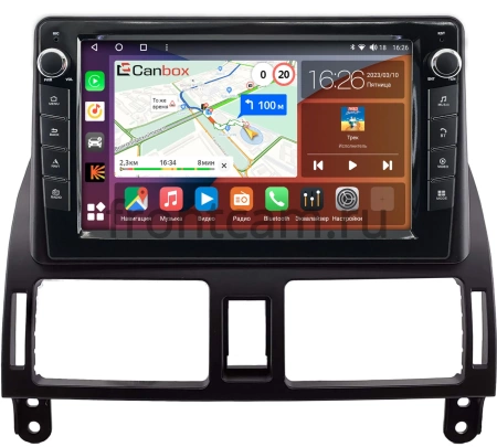 Штатная магнитола Toyota Avensis 2 2003-2009 Canbox H-Line 7822-9-2515 на Android 10 (4G-SIM, 4/32, DSP, IPS) С крутилками
