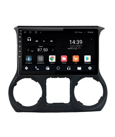NaviPilot DROID10 ULTRA MAX штатная магнитола для Jeep Wrangler 2010-2018 на Android 10 с 8Gb, DSP, 4G