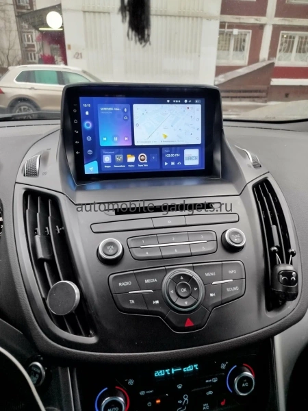 Штатная магнитола Ford Kuga 2 2012-2019 Canbox EVO 2K 5814-9028 на Android 14 (4G-SIM, 4/64, DSP, QLed, AI, 360)
