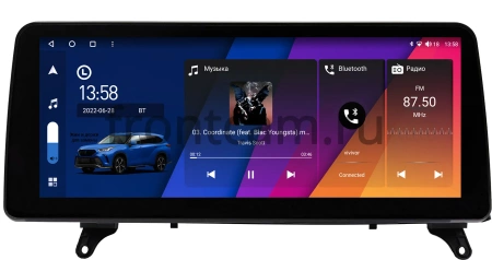 Штатная магнитола BMW X5 (E70), X6 (E71) 2007-2014 12.3 дюйма Canbox GT1233-0161 на Android 10 (CarPlay, 2/32, DSP, QLed) BMW Style