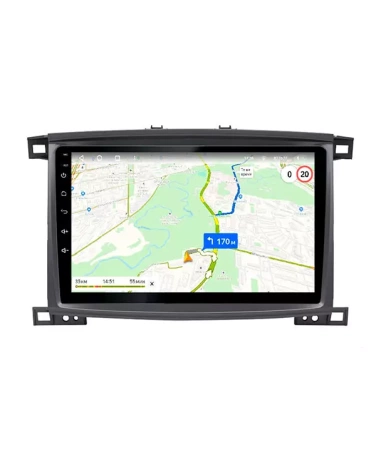 NaviPilot DROID10 ULTRA MAX 360 штатная магнитола для Toyota Land Cruiser 100, Lexus LX 470 (2002-2007) на Android 10 с 8Gb, DSP, 4G