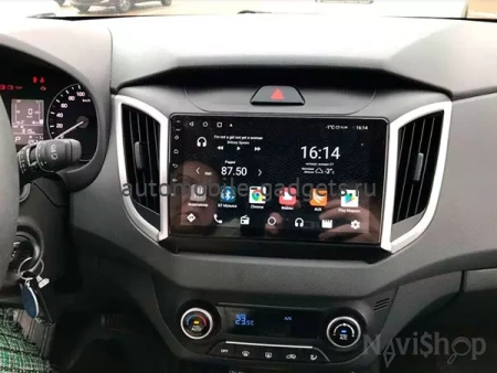 NaviPilot DROID10 ULTRA MAX штатная магнитола для Hyundai Creta 2016-2021 на ANDROID 12 с 8Gb, DSP, 4G