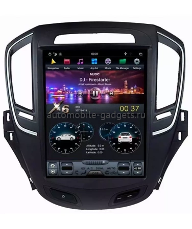 Carmedia ZF-1023-DSP ("Тесла-стиль") штатная магнитола для Opel Insignia 2013-2015 на Android 9.0 c 4GB оперативной памяти и DSP процессором