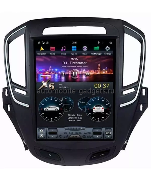 Carmedia ZF-1023-DSP ("Тесла-стиль") штатная магнитола для Opel Insignia 2013-2015 на Android 9.0 c 4GB оперативной памяти и DSP процессором