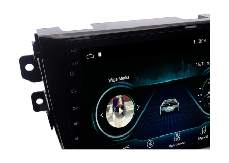 Штатная магнитола Zotye T600 2013+ Wide Media LC1076MN-1/16