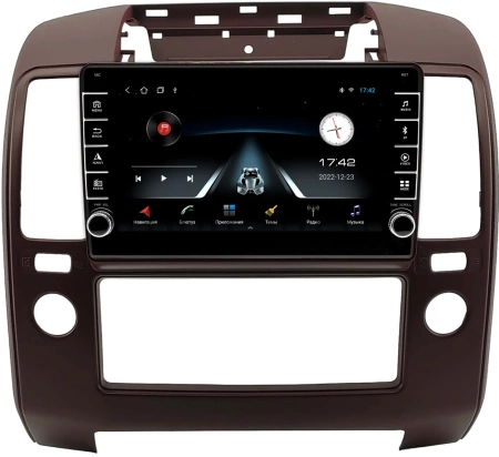 Nissan Navara 3 (D40), Pathfinder 3 2004-2014 (цвет марун) Canbox BGT9-0900 2/32 на Android 10 (IPS, DSP, CarPlay)
