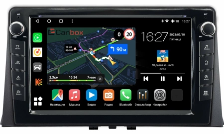 Штатная магнитола Canbox M-Line 7825-10-0023 для Citroen Berlingo 3 2018-2024 на Android 10 (4G-SIM, 2/32, DSP, QLed) С крутилками