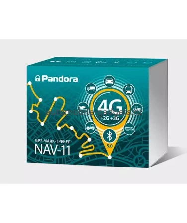 Pandora NAV-11 GPS-трекер с 4G, Bluetooth и двойным источником питания