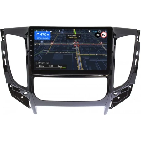 Штатная магнитола OEM RK9-637 для Mitsubishi L200 5, Pajero Sport 3, Montero Sport 3 2015-2019 (для авто с МКПП, с климат-контролем, глянцевая) на Android 10 (CarPlay, AHD, 1/32)