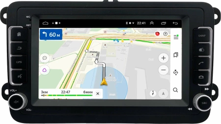 Магнитола в штатное место 2 din Volkswagen Amarok, Caddy, Golf, Passat, Polo Teyes CC2 PLUS 4/32 7 дюймов RP-2055-493 на Android 10 (4G-SIM, DSP)
