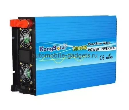 Преобразователь напряжения KongSolar KS12/2000 (12В, реальный синус)