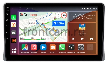 Штатная магнитола Toyota 4Runner 4, Hilux Surf 2002-2009 Canbox H-Line 4166-9-1938 на Android 10 (4G-SIM, 4/32, DSP, QLed)