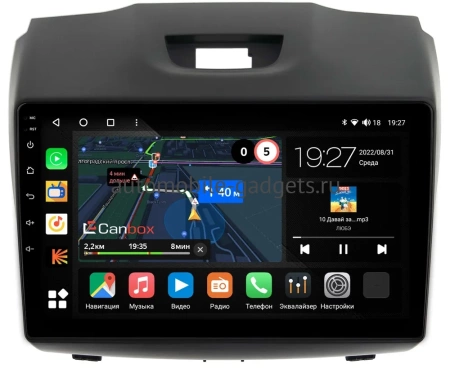 Штатная магнитола Isuzu D-Max 2 2012-2020 (тип 2) Canbox M-Line 4544-9-293 на Android 10 (4G-SIM, 2/32, DSP, QLed)