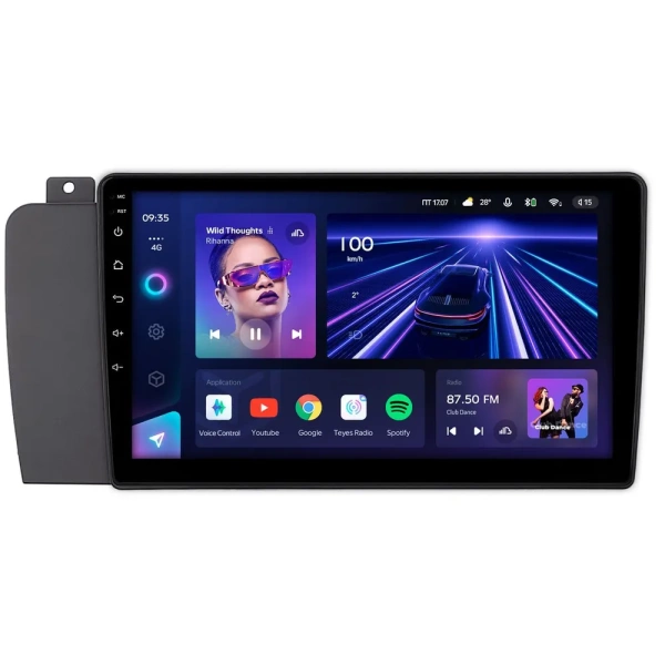 Штатное головное устройство Teyes CC3L WIFI 2/32 9 дюймов RM-9-1514 для Volvo S60, V70 2, XC70 2004-2007 на Android 8.1 (DSP, IPS, AHD)