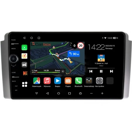 Штатная магнитола SsangYong Rexton 2001-2008 Canbox M-Line 7840-9-SY020N на Android 10 (4G-SIM, 2/32, DSP, QLed)