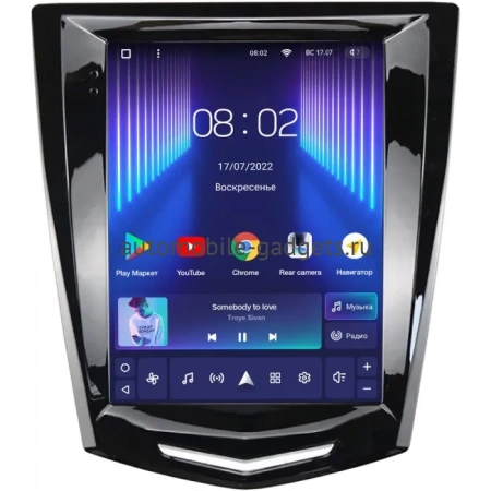 Штатное головное устройство Cadillac Escalade 4, CTS 3, XT5, SRX 2, ATS, XTS 2012-2019 Teyes TPRO 2 DS (Tesla style) 9.7 дюймов 4/64 RM-1312-86 на Android 10 (4G-SIM, DSP, QLed)