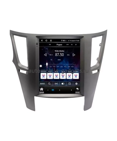 Wide Media KS5025QR-3/32 (Tesla style) штатная магнитола для Subaru Legacy, Outback 2009+ на Android 10 с 3Gb, DSP, 4G