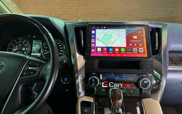 Штатная магнитола Toyota Alphard 3, Vellfire 2 2015-2023 Canbox RS10-1069 1.5/32 на Android 10 (IPS, DSP, CarPlay)