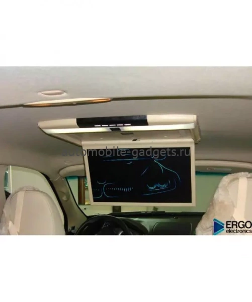 Автомобильный потолочный монитор 15.6" со встроенным медиаплеером ERGO ER15S (FullHD 1920x1080)