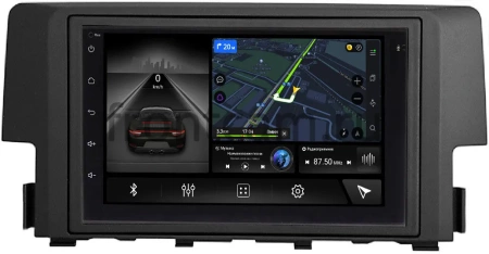 Магнитола в штатное место 2 din Honda Civic 10 2015-2021 Canbox 1.5/32 на Android 10 (RS7-RP-11-650-272) (IPS, DSP, CarPlay)