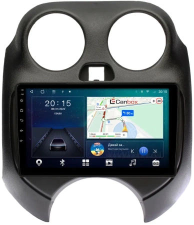 Nissan March (K13) 2010-2013 Canbox L-Line 4169-9100 на Android 10 (4G-SIM, 2/32, TS18, DSP, QLed)