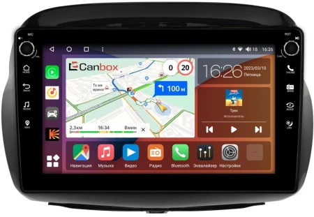 Honda Edix, FR-V 2004-2009 Canbox H-Line 7806-10-0211 на Android 10 (4G-SIM, 4/32, DSP, QLed) С крутилками
