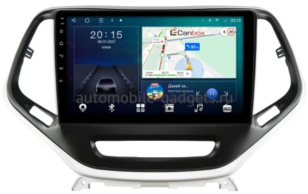Jeep Cherokee 5 (KL) 2013-2024 Canbox L-Line 4168-10-811 на Android 10 (4G-SIM, 3/32, TS18, DSP, QLed)