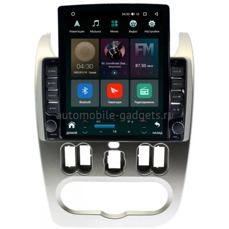 Штатная магнитола Renault Logan, Sandero 2009-2015 Canbox M-Line 5610-9181 на Android 10 (4G-SIM, 2/32, DSP, QLed, Tesla)