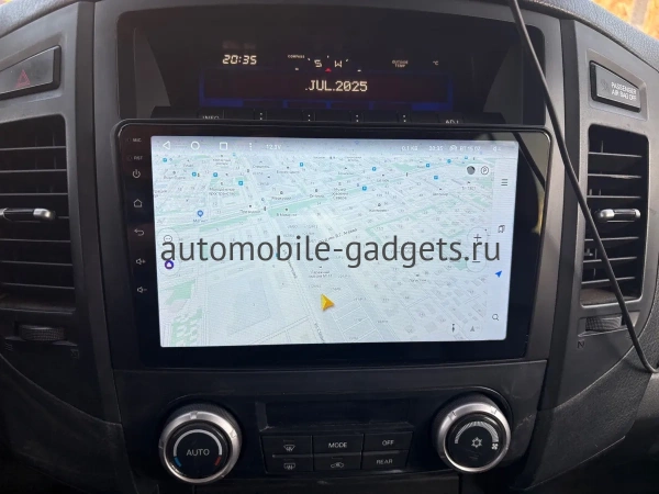 Штатная магнитола Mitsubishi Pajero 4 2006-2024 (для авто без Rockford) Canbox Logic-i3 5737-9069 на Android 11 (4G-SIM, 6/128, DSP, 360, QLed)