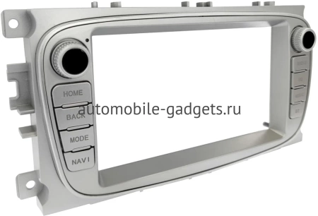 Магнитола в штатное место 2 din Ford Focus 2, C-MAX, Mondeo 4, S-MAX, Galaxy 2, Tourneo Connect 2006-2015 (серебристый) Canbox L-Line 4476-RP-2051-486 на Android 10 (4G-SIM, 3/32, TS18, DSP, QLed)