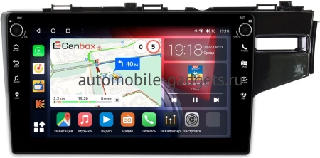 Honda Fit 3 2013-2020 (глянцевая, правый руль) Canbox M-Line 7805-10-508 на Android 10 (4G-SIM, 2/32, DSP, QLed) С крутилками Honda Fit 3 2013-2020 (глянцевая, правый руль) Canbox M-Line 7805-10-508 на Android 10 (4G-SIM, 2/32, DSP, QLed) С крутилками