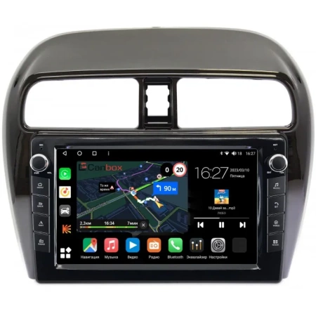 Mitsubishi Mirage 6 2012-2024 Canbox M-Line 7821-9-129 на Android 10 (4G-SIM, 2/32, DSP, IPS) С крутилками