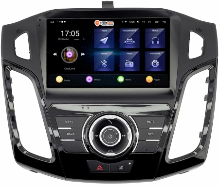 Ford Focus 3 2011-2019 (черная, глянцевая, Тип 1) OEM RK9-2360 Android 10 (CarPlay, AHD, 1/32)