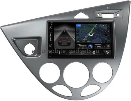 Магнитола в штатное место 2 din Ford Focus 1998-2005 (серебро) Canbox M-Line 5511-RP-11-549-239 на Android 10 (4G-SIM, 2/32, DSP, IPS)