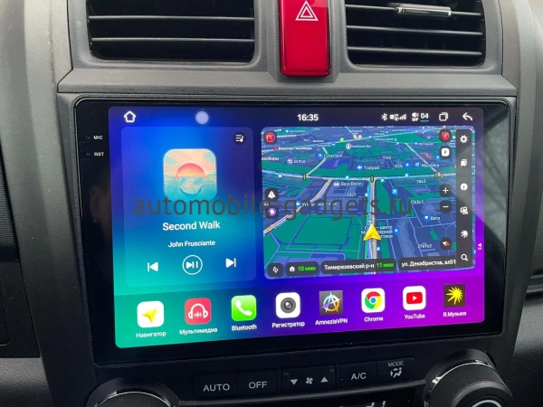 Штатная магнитола Honda CR-V 3 2006-2012 Canbox EVO 2K 5815-9008 на Android 14 (4G-SIM, 6/128, DSP, QLed, AI, 360)