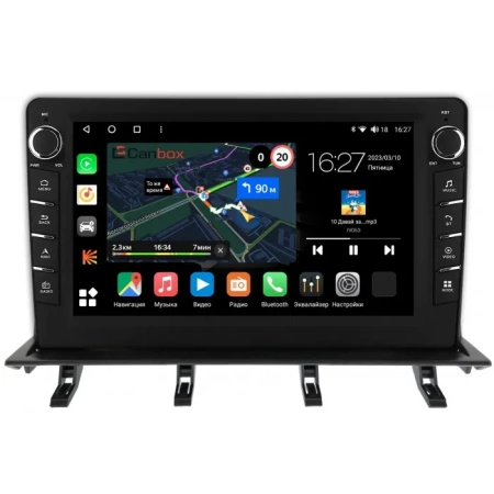 Штатная магнитола Canbox M-Line 7835-10-3353 для Mazda Demio 2 (DY), 2 (DY) 2002-2007 (взамен верхнего бардачка) на Android 10 (4G-SIM, 2/32, DSP, QLed) С крутилками