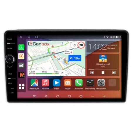 Штатная магнитола Canbox H-Line 7844-9-1259 для Ford Escape, Maverick 2 2000-2007 на Android 10 (4G-SIM, 6/128, DSP, QLed)