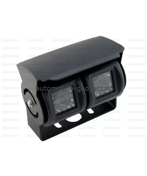 Pleervox PLV-CAM-TR02 Двойная камера для грузового транспорта с сенсором CCD и защитным козырьком
