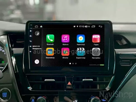 NaviPilot DROID10 ULTRA MAX штатная магнитола для Toyota Camry XV70 2020+ на Android 10 с 8Gb, DSP, 4G