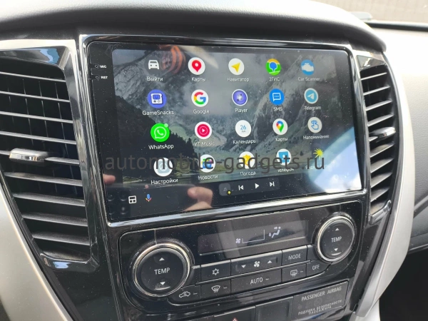 FarCar S500 GX1181M штатная магнитола для Mitsubishi Pajero Sport 2015-2019 (для авто с АКПП), FIAT Fullback на Android 14 c 6GB, DSP, 4G