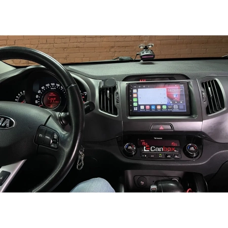 Магнитола в штатное место 2 din Kia Sportage III 2010-2016 Teyes CC3 4/64 7 дюймов RP-KISGB-52 на Android 10 (4G-SIM, DSP)