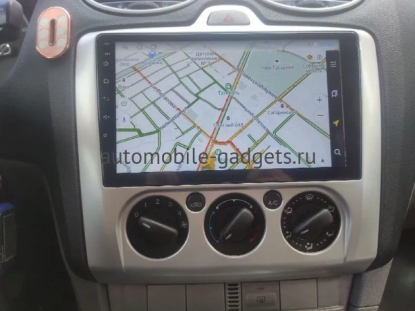 Штатная магнитола Canbox EVO 2K 5814-9157 для Ford Focus 2 2005-2011 (авто с кондиционером) на Android 14 (4G-SIM, 4/64, DSP, QLed, AI, 360)