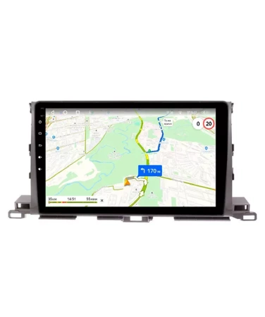 NaviPilot DROID10 ULTRA MAX 360 штатная магнитола для Toyota Highlander 2013-2020 на Android 10 с 8Gb, DSP, 4G