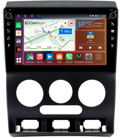 Штатная магнитола Kia Rio 2002-2005 Canbox H-Line 7802-9-0186 на Android 10 (4G-SIM, 4/32, DSP, IPS) С крутилками