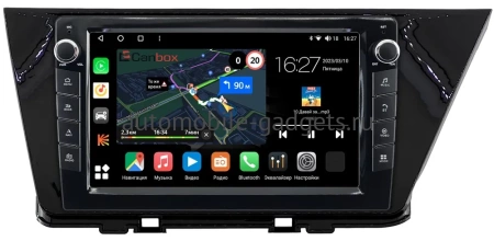 Штатная магнитола Canbox M-Line 7821-9-0742 для Kia Niro 2016-2022 (черная, глянцевая) на Android 10 (4G-SIM, 2/32, DSP, IPS) С крутилками